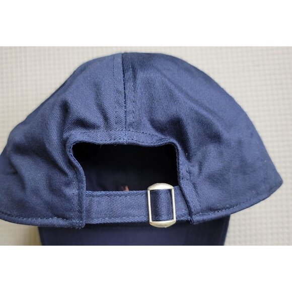 Nautica Womens Adjustable Blue Fabric Pink Logo Baseball Golf Hat - Picture 3 of 4